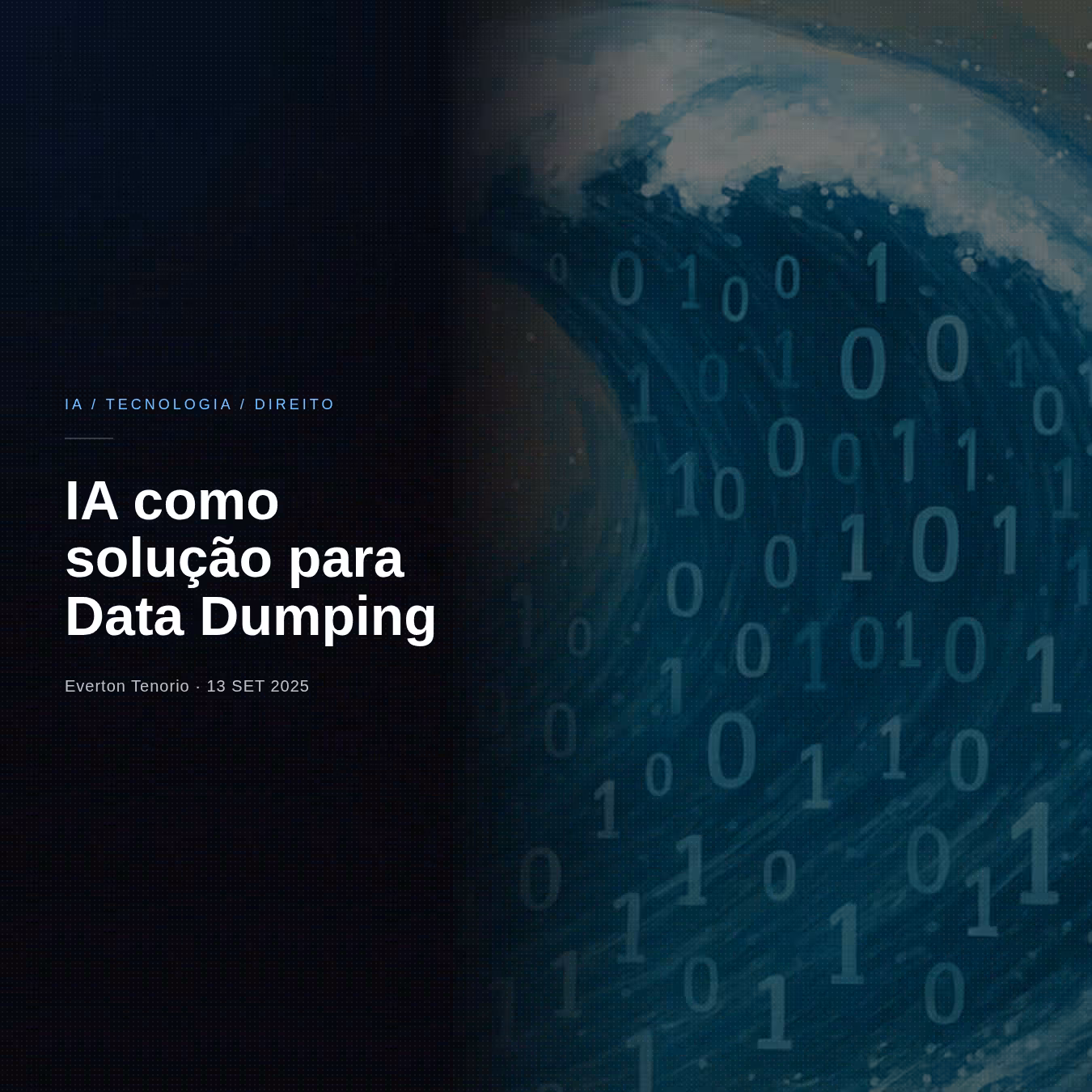 A IA como solução para o Data Dumping no sistema judiciário