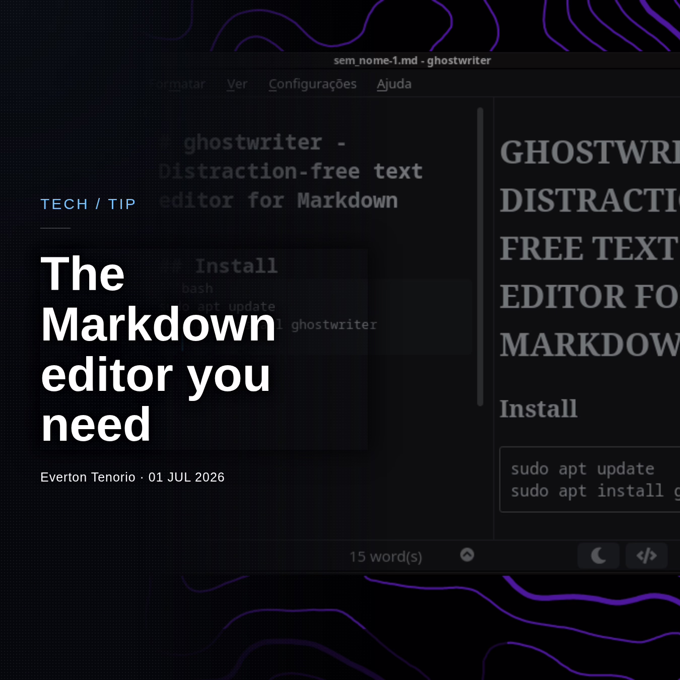 The Markdown editor you need